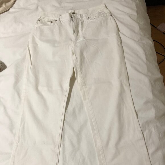 Jones New York Stretch White Mid-Rise Pants Size 6 - Picture 5 of 11
